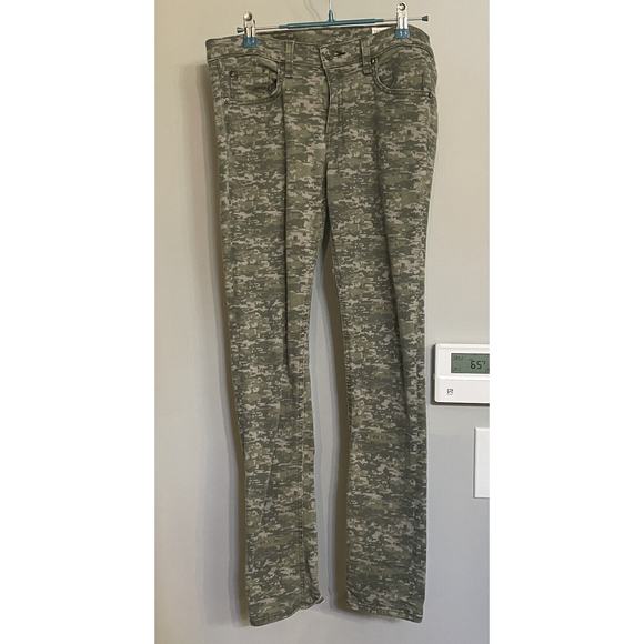 Rag & Bone Jeans Skinny Digital‎ Camo Camouflage USA Made Sz 29 EUC - Picture 1 of 13